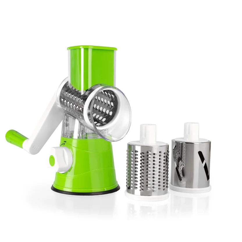 Rallador y Cortador de Verduras y Frutas 3 en 1